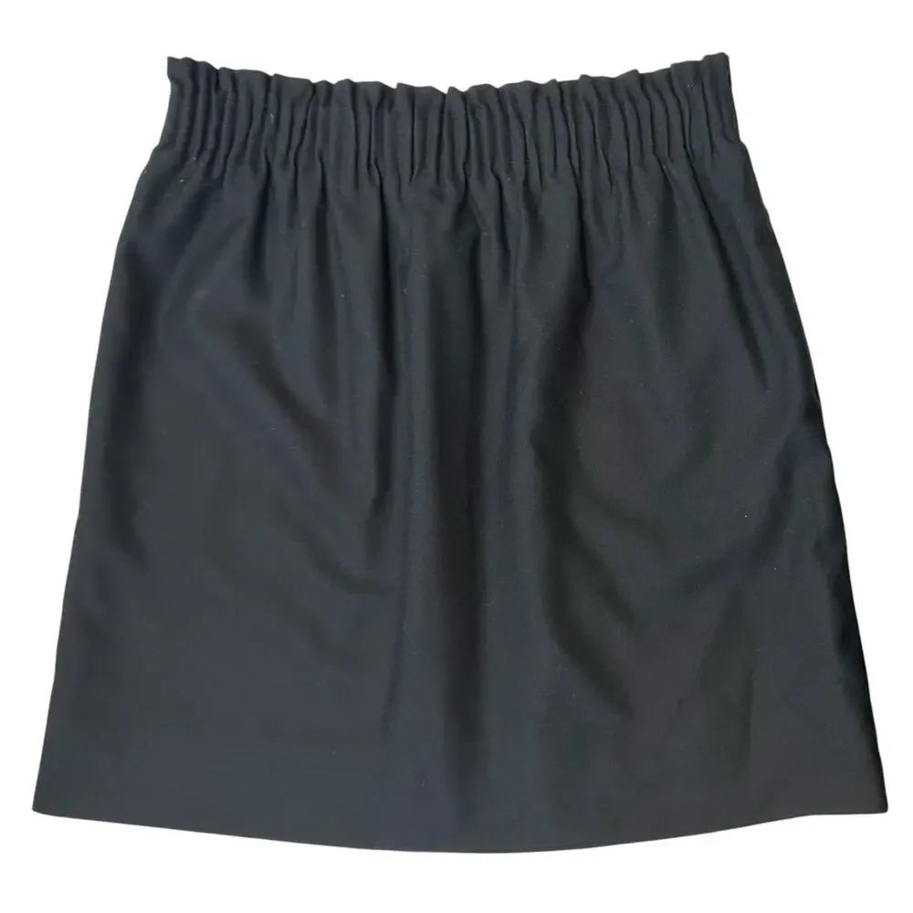 J. Crew Wool Blend Sidewalk Skirt Black 95435 Size 0